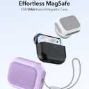 ESR for AirPods Pro 3 Case, Compatible with AirPods Pro Case 3rd Generation (2025), Compatible with MagSafe, Full Drop Protection Cover with Lanyard, Purple