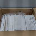 Pinkpum 15 Pack X-Large Shoe Storage Boxes Fit US Size 11, Shoe Organizer for Closet Clear Plastic Stackable Shoe Dispaly Case Holder Bins, Sneaker Storage for Sneakerheads White for Home and Family