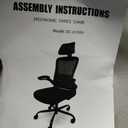 Ergonomic Office Chair for Long Hours, Adjustable Padded Lumbar Support for Lower Back Relief, 330 lb Capacity, Comfortable Computer Desk Chair for Home Office, Work & Study, Black/Black, Medium