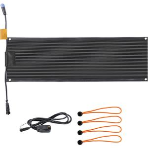 Toriexon Snow Melting Mats Outdoor 10 x 30 inch, NonSlip Heated Outdoor Mats 85W 120V, Heated Driveway Mats with UL and ETL Certificate Power Cord, Suitable for Most Entryways