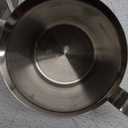 Manual Milk Frother, 14oz/400ml Stainless Steel Milk Foam Maker with Double Mesh Screen Handheld Frothing Pitcher Foamer for Coffee, Latte, Cappuccino, Frappe, Matcha, Hot Chocolate