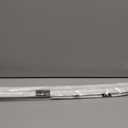 36" Kerf Slide-in Double Bulb Seal Weatherstrip Door Bottom Durable Seal for Energy Efficiency & Draft Protection (White)