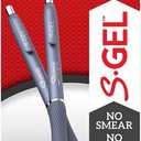 Sharpie S-Gel, Gel Pens, Medium Point (0.7mm), Black Gel Ink Pens, 12 Count (12 Count, Frost Blue)