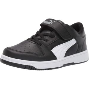 PUMA Kids Boys Rebound Layup Lo Lace Up Sneakers Shoes Casual - Black 3 US