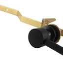 Kingston Brass KTDL0 Concord Front Mount Toilet Tank Lever, Matte Black 11.44 x 3.69 x 1.38