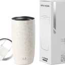 Simple Modern Travel Coffee Mug Tumbler with Flip Lid | Reusable Insulated Stainless Steel Cold Brew Iced Coffee Cup Thermos | Gifts for Women Men Him Her | Voyager Collection | 16oz | Cream Leopard 
