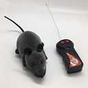 Electronic Remote Control Rat, Simulation Mouse Toy for Cat Dog Kid, Gray