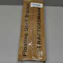 4pcs Heavy Duty Floating Shelf Brackets for 3/4" to 1.75" Boards, Invisible Blind Shelf Support Kit with CNC Drilling Jig, Double-Threaded Rods for DIY Custom Floating Shelves, 125lbs (8 inch-4pcs)