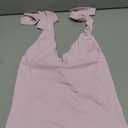 REORIA Women's Cowl Neck Going Out Halter Tank Tops Backless Double Lined Y2k Shirts Cute Summer Trendy Sleeveless Crop Tops Pink, Size M
