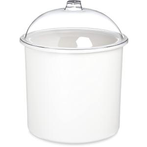 Carlisle FoodService Products Coldmaster Ice Cream Server Insulated Crock with Lid for Kitchens and Restaurants, Plastic, 3 Gallons, White