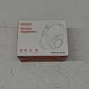 BERIBES Bluetooth Headphones Over Ear, 65H Playtime and 6 EQ Music Modes Wireless Headphones with Microphone, HiFi Stereo Foldable Lightweight Headsets, Deep Bass for Home Office Cellphone PC Etc. (White)