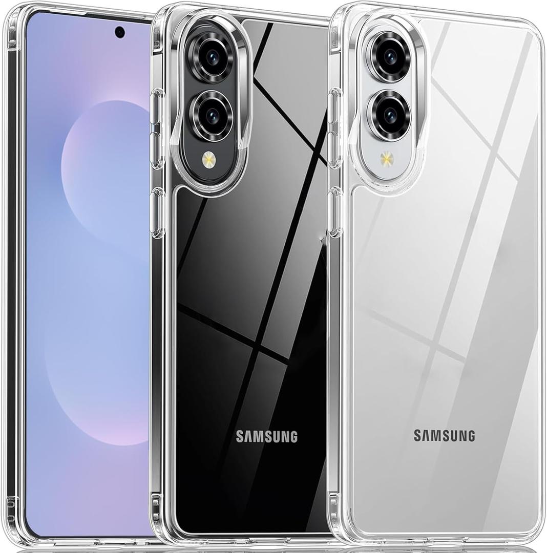 Clear for Samsung Galaxy S25 Edge Case, Military-Grade ProtectionTransparent Slim Case for Samsung S25 EDG, Diamond Clear