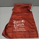 Trenstise Christmas Hot Cocoa Bar Kitchen Towels, Christmas Coffee Bar Decor, Winter Xmas Hot Cocoa Decorative Dish Tea Hand Towels for Kitchen Cafe Coffee Station, 16x24 Inch