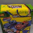 Flexible Race Car Track for Kids, 15Ft Race Track Toy with 4 Cars and Suction Cups, Rolls Up Portable Racetrack Compatible with All 1:64 Cars Toys, Birthday Gifts Toys for Boys Girls