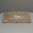 Sink Protector Grid 26-1/16" x 14-1/16", Rear Drain with Corner Radius 3-1/2", 304 Stainless Steel Material - Rear Drain
