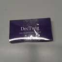 2 x DecTwig Christmas BowTie for Men - Festive Red Holiday BowTies with Snowflake Patterns, Funny Christmas Neck Bow Ties For Men (001-stripe)