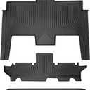 Binmotor-Floor Mats & Cargo Liner for Dodge Grand Caravan 2011-2021, 7 Passenger, All Weather Mats Grand Caravan Cargo Trunk Mat, Floor Liners Car Mats Accessories for Grand Caravan