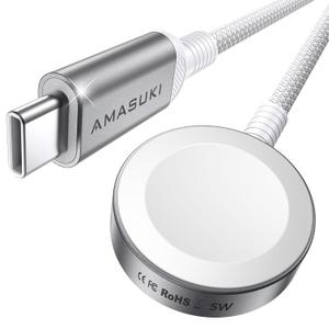 2026 Fast 5W for Apple Watch Charger USB C Fast Charging iWatch Charger Magnetic Wireless Compatible with iWatch Ultra 3/2 Series 11 10 SE3,Travel/Home Essentials Accessories-3.3FT/Braided