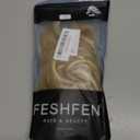 FESHFEN Clip in Hair Extensions for Women - 4 Pcs Thick Double Weft Long Wavy Soft Synthetic Blends Well Hair Extension, 20 inch Dirty Blonde