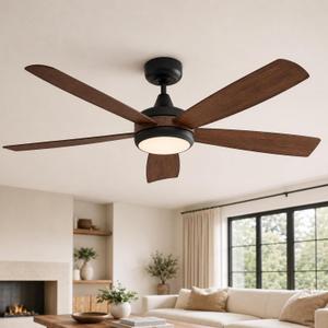 GREENEVER Smart Ceiling Fan with Lights, 52 Inch, Remote/App/Alexa/Control