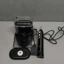 Electric Toothbrush with Water Flosser 3-in-1 Combo, Professional Sonic Toothbrush for Adults, 3 Brush Modes+5 Floss Speeds, Rechargable, 2.0 Flossing Toothbrush for Oral Care, Portable Travel Case (Black)