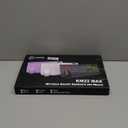 Wireless Keyboard and Mouse Combo - 9 Backlit Effects, RGB, Ergo Wrist Rest, Phone Holder, 2.4G Full Size, Rechargeable, Sleep Mode, KM22 MAX Quiet Set for Computer, PC, Laptop, Mac, Windows- SABLUTE (Classic Black)