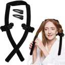 BAHREL Heatless Curlers Hair Curler Satin Curling Tape Non-Slip Heatless Hair Curler Overnight Curler Hair Curler with Hair Clips Heat Free Curling Tape : Beauty & Personal Care