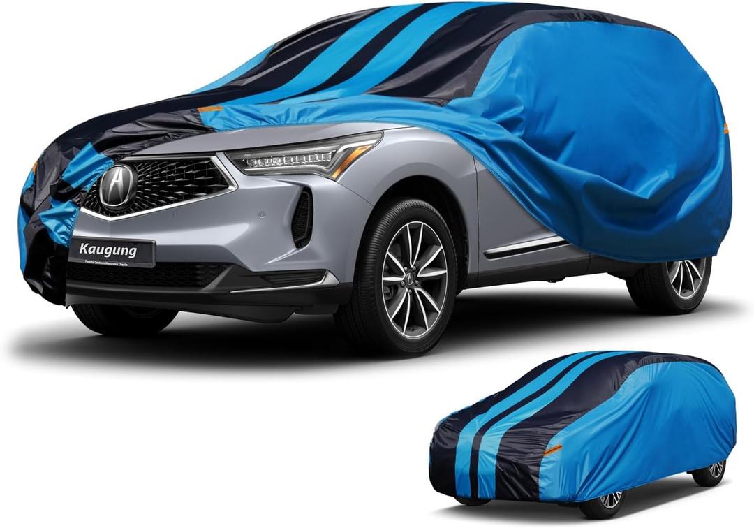 Kaugung Car Cover Waterproof Custom Fit Acura RDX2007-2025, Full Exterior Cover for Automobiles Lightweight Resistant Outdoor Sun UV Rain Dust Snow Wind Protection.