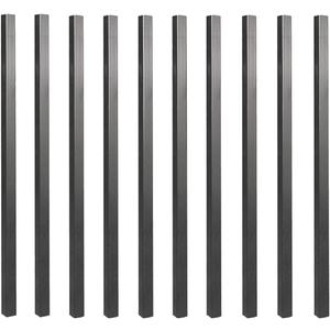Nuvo Iron 3/4" Square x 36"L Galvanized Square Balusters - 10 Pack