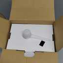 Coffee Pot 6 Cup Electric Espresso Coffee Maker Italian Moka Maker 300ml Portable Aluminum Espresso Machine Cafetera Moka Pot with Detachable Base, Gift for Home Travel (White)