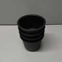 Bed Risers 4 Inch Heavy Duty, Round Furniture Risers for Bed Desk Table Sofa Couch, Bed Lifts Risers, Support up to 3300 Lbs(4 Pack Black)