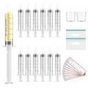 20 Sets 5ml Colostrum Collector with Caps, Colostrum Collection Kit Includes 20pcs Sterile Colostrum Syringes, 2 Measuring Cups, 2 Storage Bags, 20 Labels (Breast Milk Syringe without Needle)