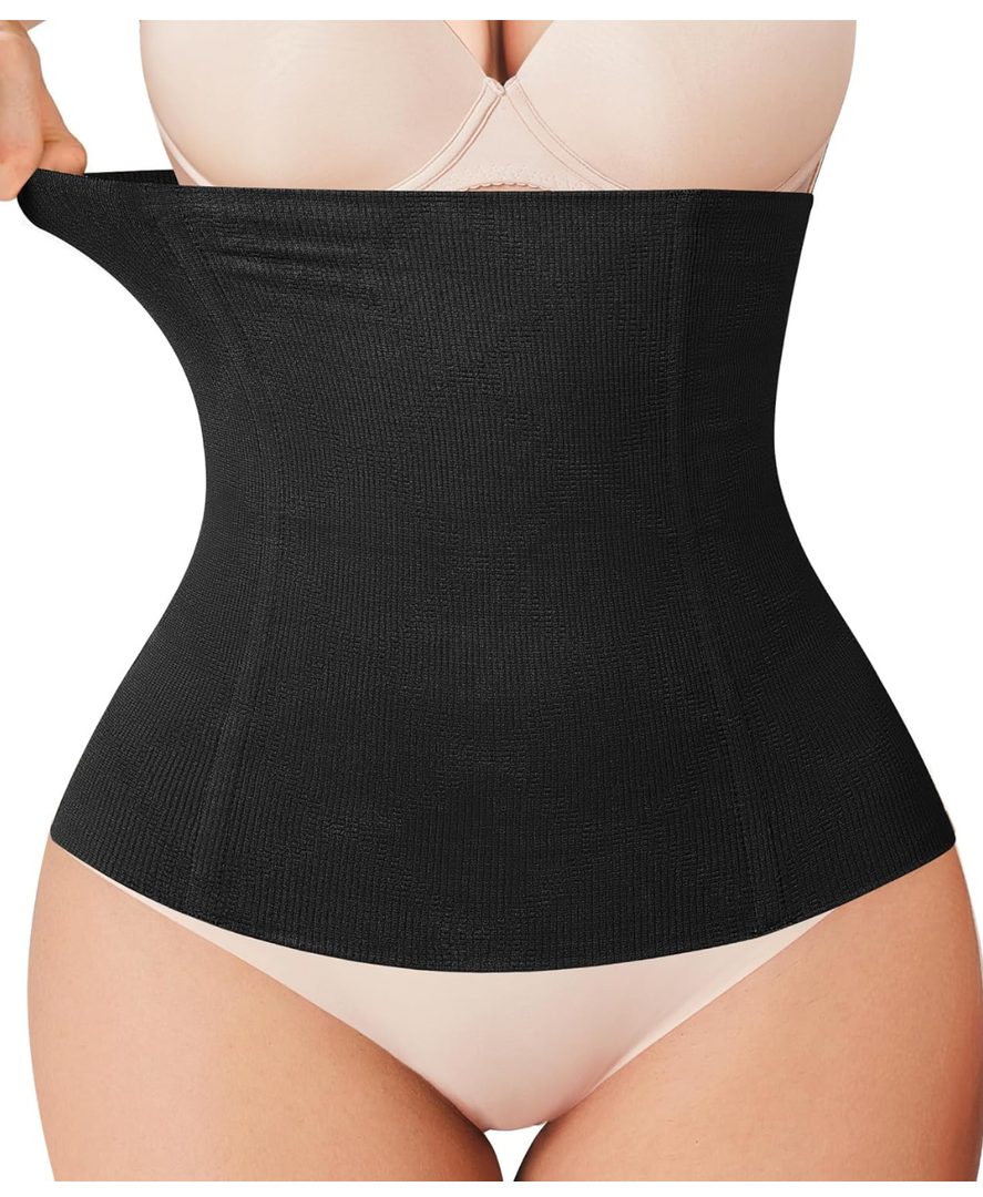 Womens' Waist Trainer Tummy Control Waist Cincher Slim Body Shaper, L