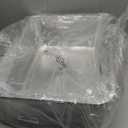 Stainless Steel Litter Box -Metal Cat Litter Box,Cat LitterBox 6" High Sided for Kitty/Kitten/Rabbit/Puppy (2 Pack),Metal Tray/Catlitter Pan Odor-Proof & Non-Stick Easy Clean.