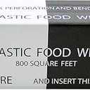 Plastic Food Wrap- 800 SQ. FT. BPA-Free, Includes Optional Slide Cutter, Extra Cling And No Mess, Clear