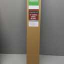 CALYX INTERIORS Room Darkening Vinyl Mini Blinds, Cordless, 1" Slat, 22.5" W x 36" H, White. Inside Mount in Windows 22.75 in. and Greater; Indoor Window Shades