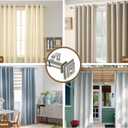 KAMANINA Antique Silver Curtain Rods for Windows 72 to 144 Inches(6-12ft), 1 Inch Long Curtain Rod 32 to 144 Inches, Heavy Duty Decorative Single Drapery Rods, Square End
