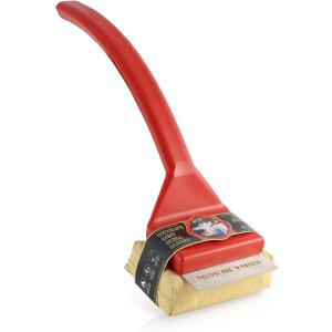 Grill Rescue Bristle-Free Steam Cleaning Grill Brush - Safe for All Grill Types, Heat-Resistant Kevlar Head, Perfect for Stainless Steel, Porcelain, Cast Iron Grates (Scraper Brush)
