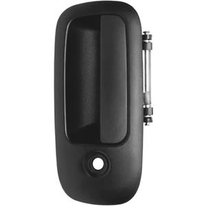 Exterior Door Handle Front Left Driver Side for 1996-2009 Chevy Express, GMC Savana 1500 2500 3500 4500 Van, Replaces 79320,w/Key Hole,Textured Black