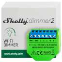 Shelly Dimmer 2 | WiFi Smart Dimmer Switch | No Neutral Wire Required | Home Automation | Compatible with Alexa & Google Home | iOS Android App | No Hub Required | Wireless Switch | Dimmable Lights (1 Pack)