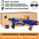 NERF Rampage N-Strike Elite Toy Blaster with 25 Dart Drum Slam Fire for Kids, Teens, & Adults