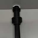 KENES Pop Up Bathroom Sink Drain with Overflow, Matte Black Pop Up Drain Stopper Anti Clog Pop Up Drain Stopper Lavatory Bathroom Vanity Sink Drain