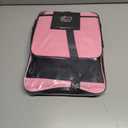 GORILLA GRIP Cat Carrier Travel Bag Up to 15 Lbs, Soft Collapsible Small Dog Carriers, Top and Side Entry Breathable Mesh, Grip Feet on Underside, Cozy Washable Waterproof Pad, Portable Kennel, Pink (17.0"L x 11.0"W x 11.0"H)