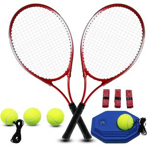 ZHUOKECE Adult Tennis Racket Set of 2 Players with Bag for Beginners