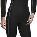 MARES Women's M-Flex 7mm Scuba Diving Neoprene One Piece Full Wetsuit for Cold Water (8, Black)