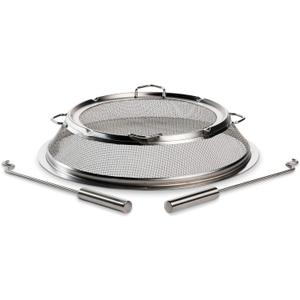 Solo Stove Only  Bonfire Shield - Durable Stainless Steel Spark Protector Mesh Screen for Fire Pits, Keeps Pops and Hot Embers Contained for Safe Outdoor Fires