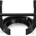 2pcs Ceiling Fan Bracket, Black Cathedral Canopy Bracket Ceiling Fan Bracket Mount Kit Ceiling Fan Parts for Light Fixtures &Cathedral Ceiling Fans