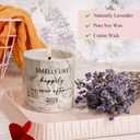 Cituarko Happily Ever After Wedding Candles 2025 Wedding Gifts for Newlyweds Couples, Bride, Groom, Bridal Shower Gifts - Engagement Presents for Bride to Be, Lavender Candle 6 Oz