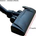 Vacuum Cleaner Universal Vacuum Cleaner Floor Brush Head Two Functions Choose (On Floor&Carpet) Replacement for Universal Vacuum Cleaner 1 1/4" 32mm