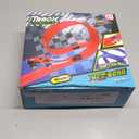 16Ft Flexible Race Car Track for Kids, Flex Track Toy with 4 Race Cars and Suction Cups, Compatible with Hot Wheels and 1/64th Cars, Rolls Up Portable Racetrack for Ages 345678